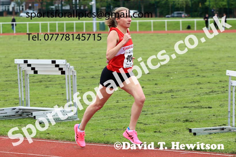 Senior Womens 800 metres, 2023 North Eastern Track and Field Champs., Middlesbrough Sports Village, Middlesbrough. Photo: David T. Hewitson/Sports for All Pics